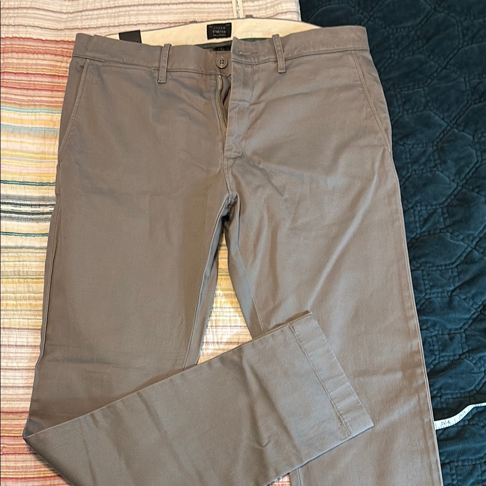 Men's Gray J. Crew Pants
